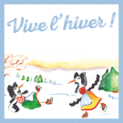 Vive l'hiver et ses patins colorés